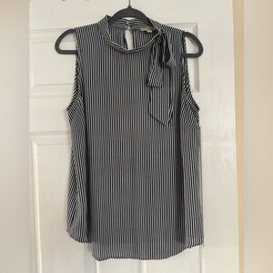 Loft high neck float blouse